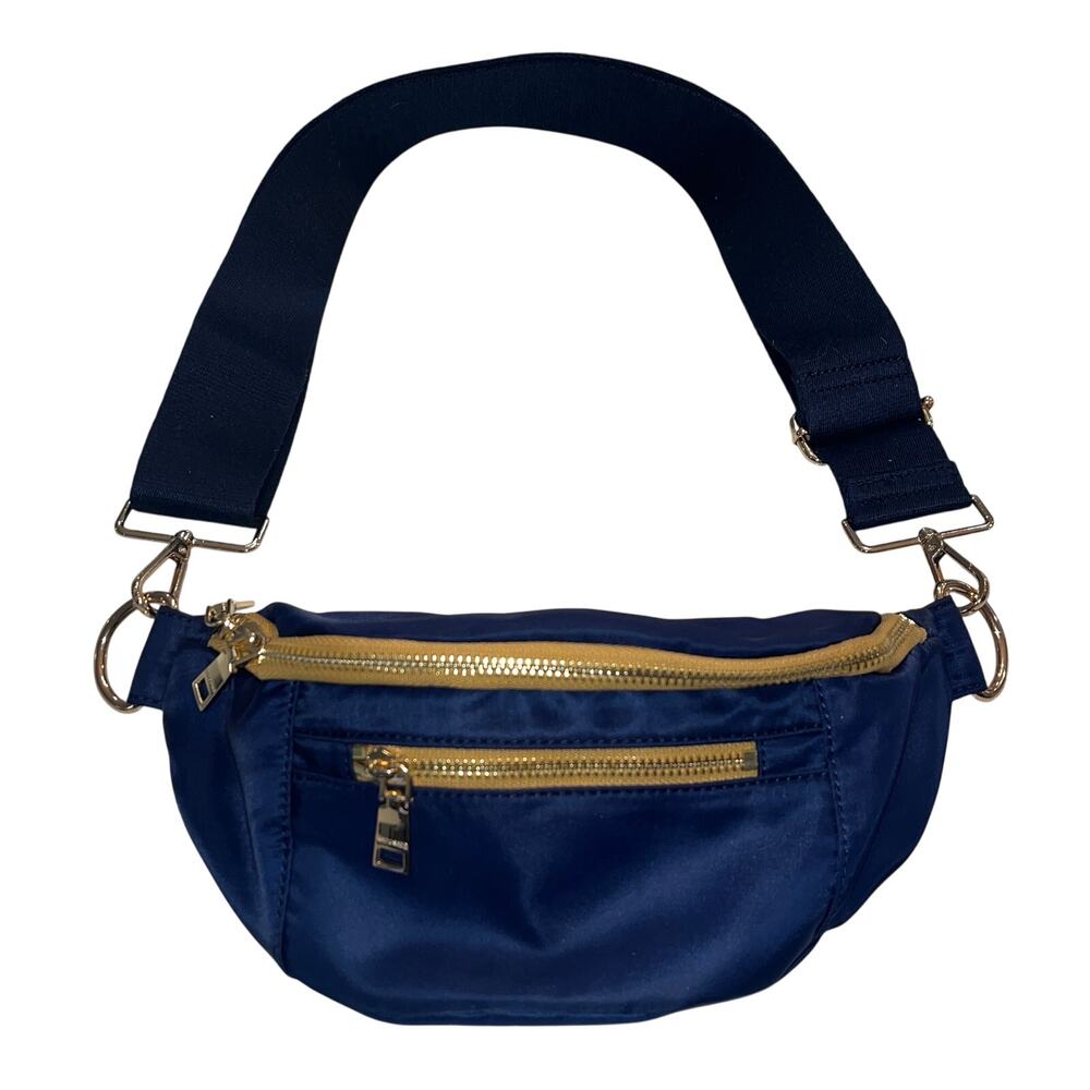 M1-93 AH-DORNED Nicki Sling Bag Blue/Tan